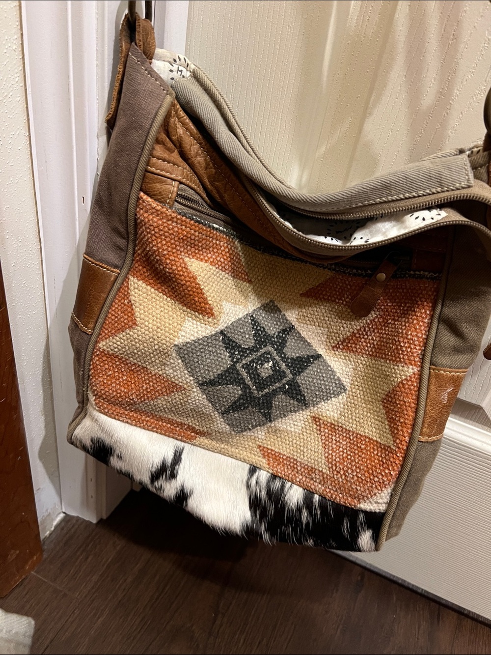 Myra Bag Southwestern Canvas Tote Bag